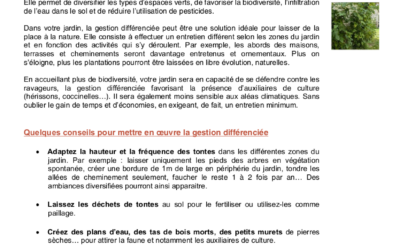 PNR Loire-Anjou-Touraine biodiversité au jardin